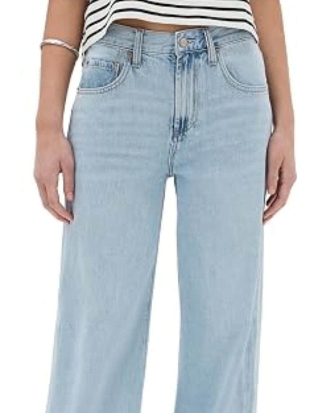 Pistola Jadyn Mid Rise Low Slung Palazzo Jeans Chateau Size 28
